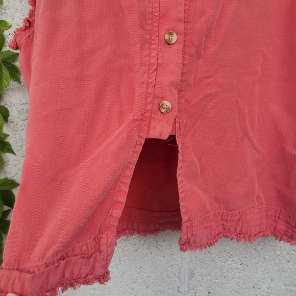 ALRT'D STATE Red Briar Button Back Tank Size Small - Picture 11 of 14